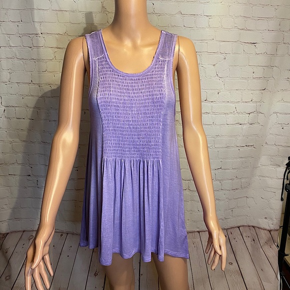 Blue Rain NWT flowy lavender boho tank top blouse size small and medium - Picture 1 of 16